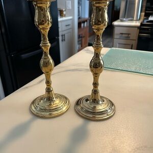 Elegant Gold Candle Holders